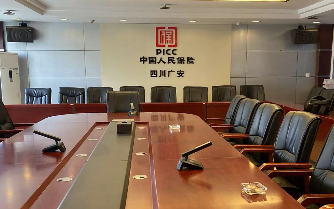 中国人民保险(四川广安分公司)会议系统效果升级