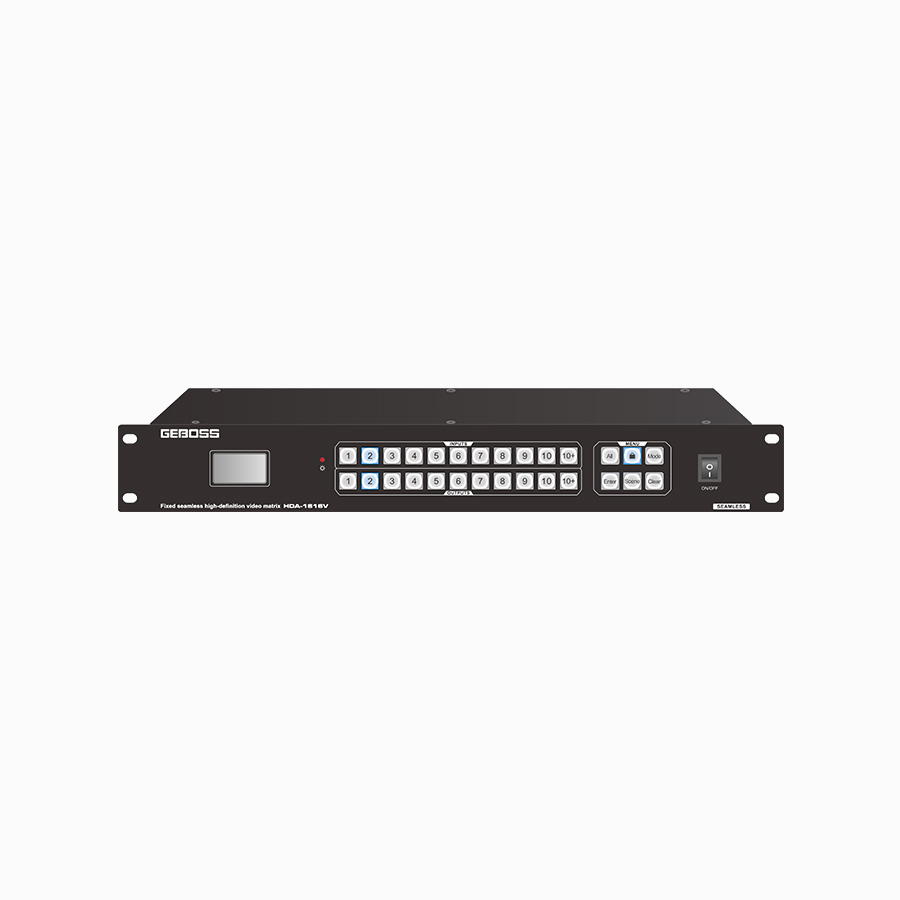 固定高清视频矩阵 HDA-1616V
