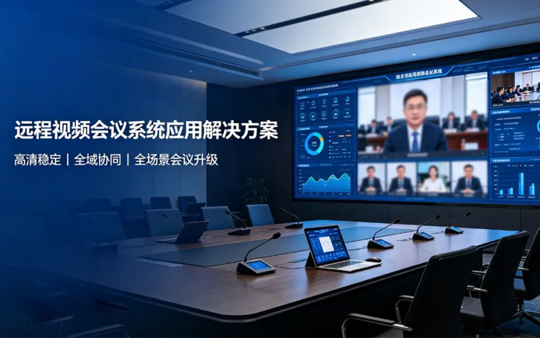 远程视频会议系统应用方案|高清稳定,打造沉浸式高效协同会议